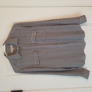 LOFT women's striped button up